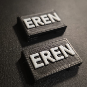 Namenskennzeichnung für Einsatzstiefel (Kompatibel XR1 Airpower)