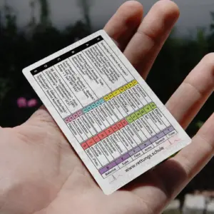 Rettungsdienst Taschenkarte × Notfallmedizin (ABCDE, SAMPLER, IAPP, IPPAF, OPQRST, 4HsHITS, BE-FAST, NEWS 2, GCS, NACA-SCORE, APGAR)